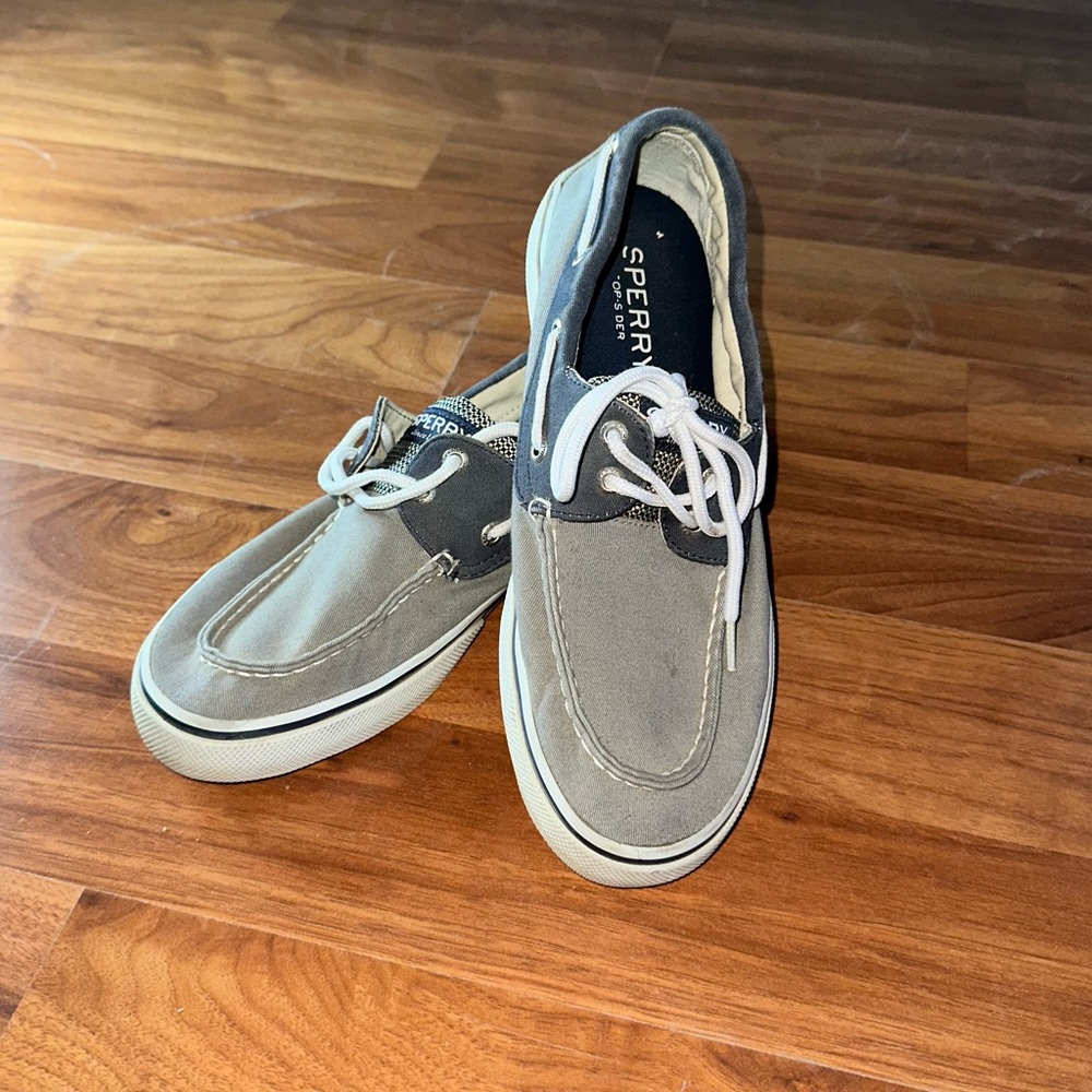 Sperry Men's Two-Tone Gray Boat Shoes